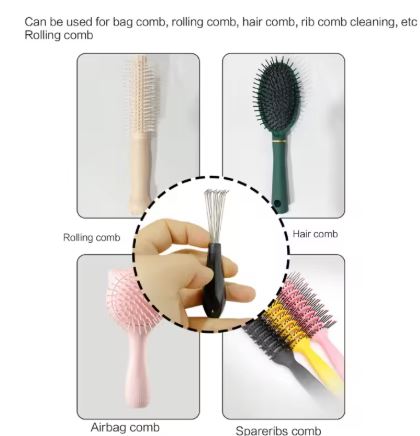 Hair remover cleaning brush