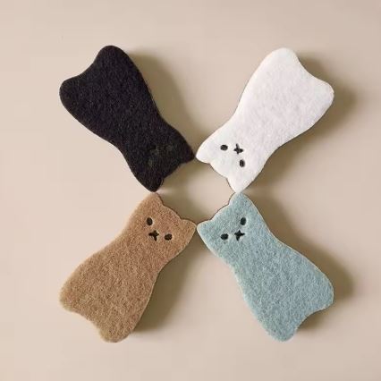 Cat design cleaning sponge 4pcs